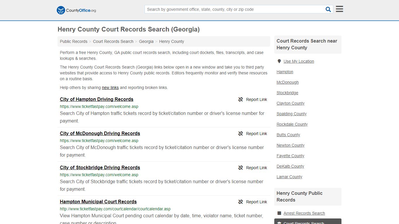 Court Records Search - Henry County, GA (Adoptions ...